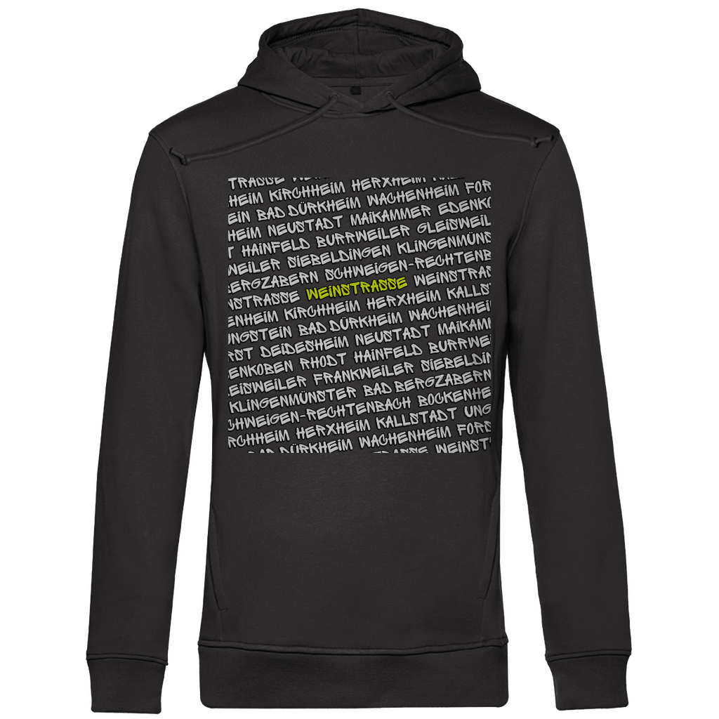 #001 Weinstraße, Herren Premium Bio Hoodie