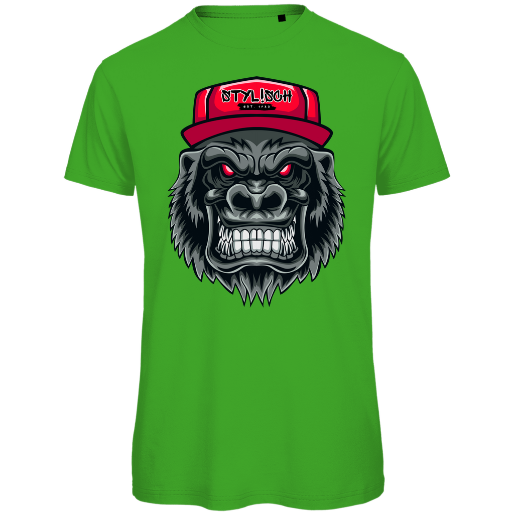 #002 Affe, Herren Premium Bio T-Shirt