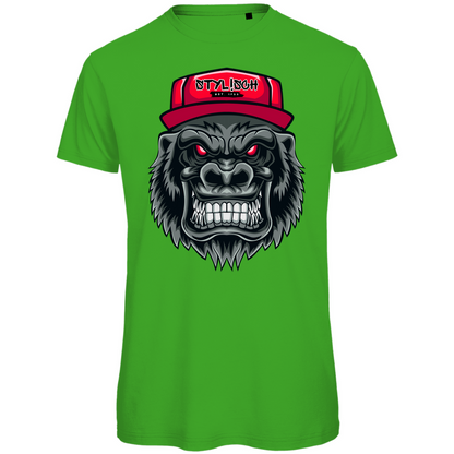 #002 Affe, Herren Premium Bio T-Shirt