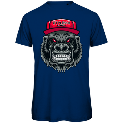 #002 Affe, Herren Premium Bio T-Shirt