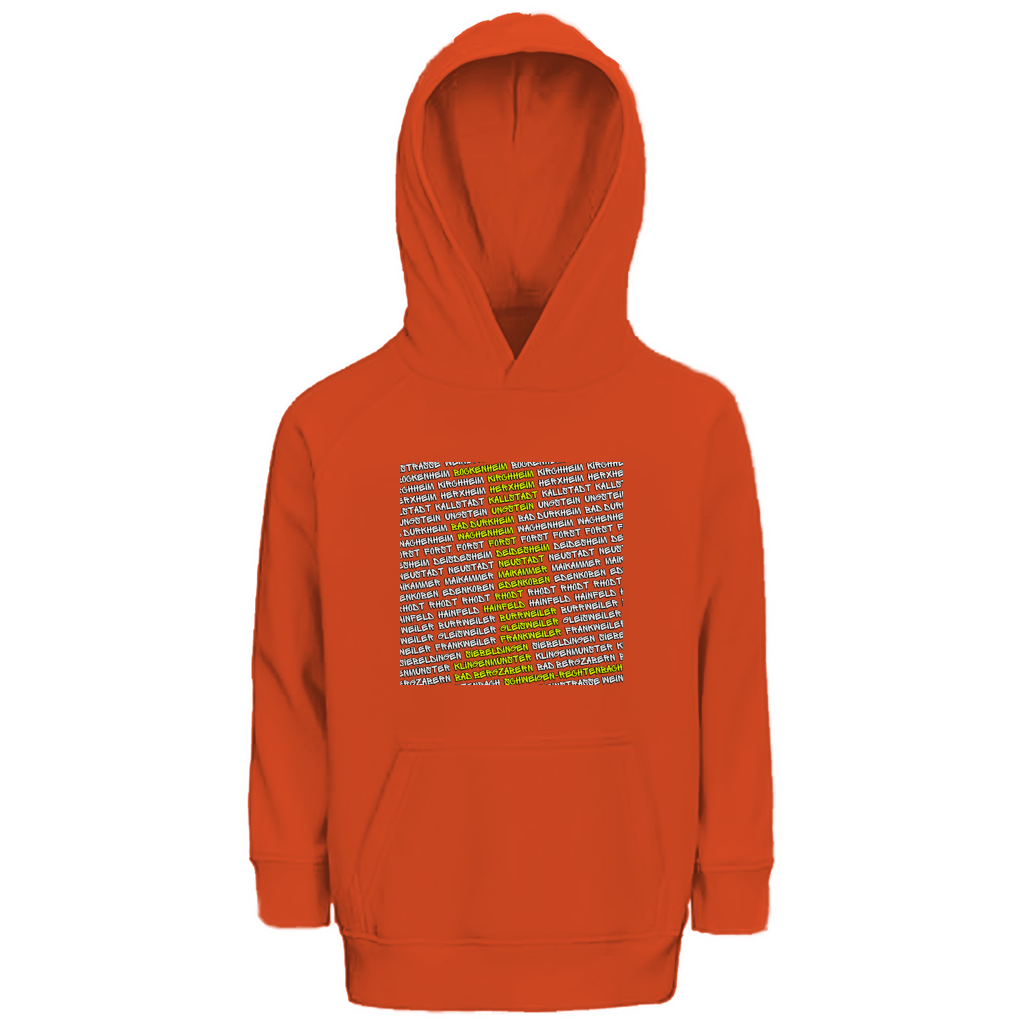 #002 Weinstraße, Kinder Premium Bio Hoodie