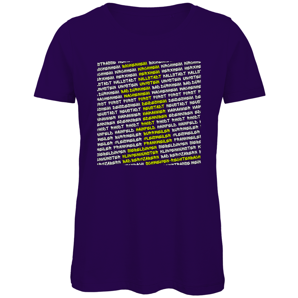 #002 Weinstraße, Damen Premium Bio T-Shirt