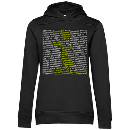 #002 Weinstraße, Damen Premium Bio Hoodie
