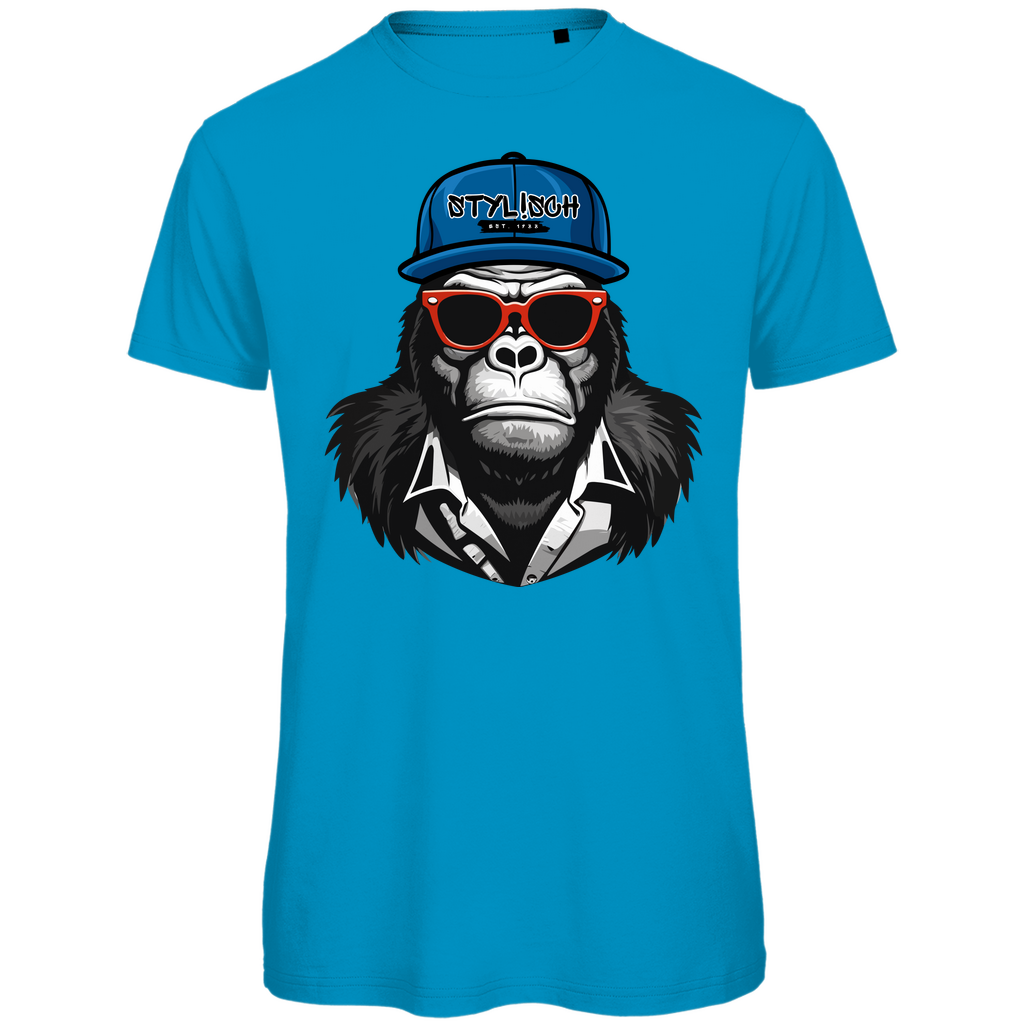 #001 Affe, Herren Premium Bio T-Shirt