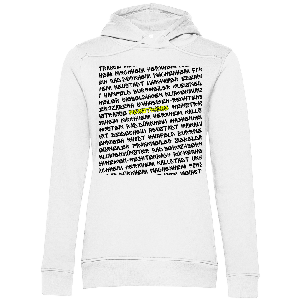 #001 Weinstraße, Damen Premium Bio Hoodie