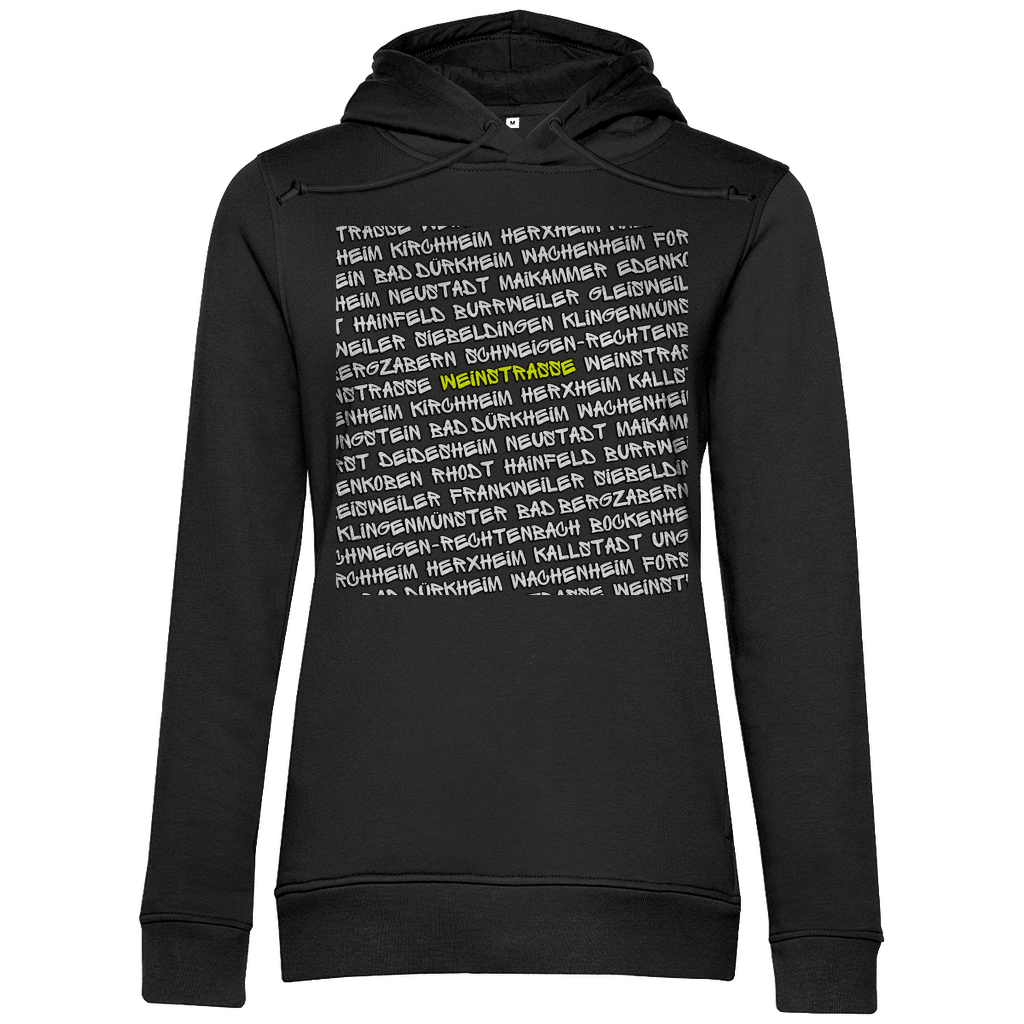 #001 Weinstraße, Damen Premium Bio Hoodie