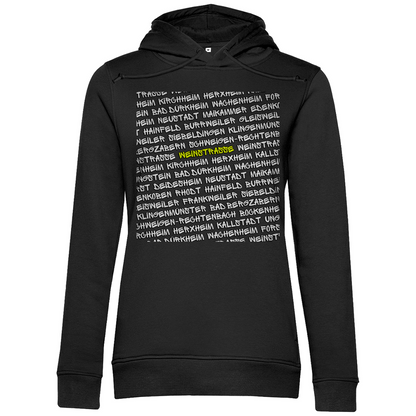 #001 Weinstraße, Damen Premium Bio Hoodie