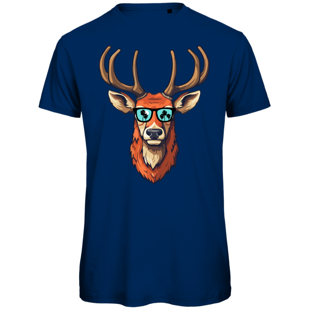 #001 Hirsch, Herren Premium Bio T-Shirt