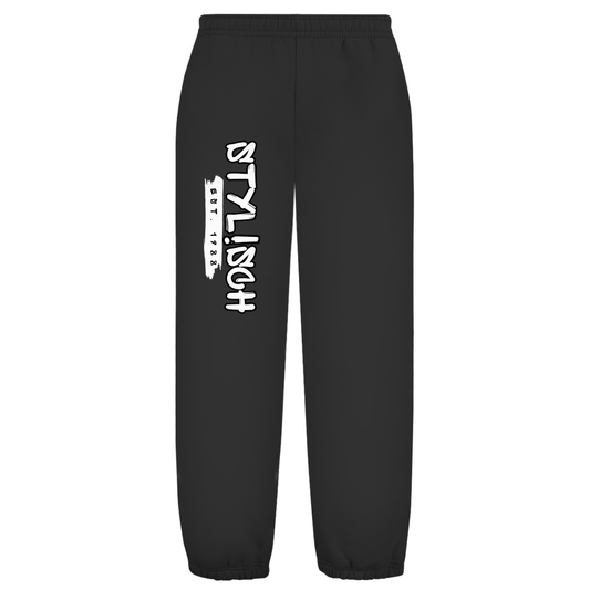 #003 STYLISCH, Herren Oversize Fluffy Sweatpants