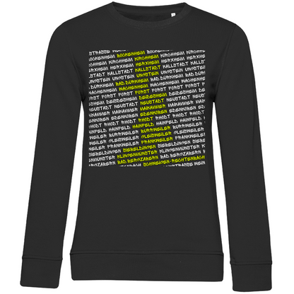 #002 Weinstraße, Damen Premium Bio Sweatshirt