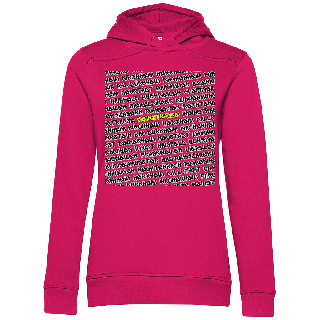 #001 Weinstraße, Damen Premium Bio Hoodie