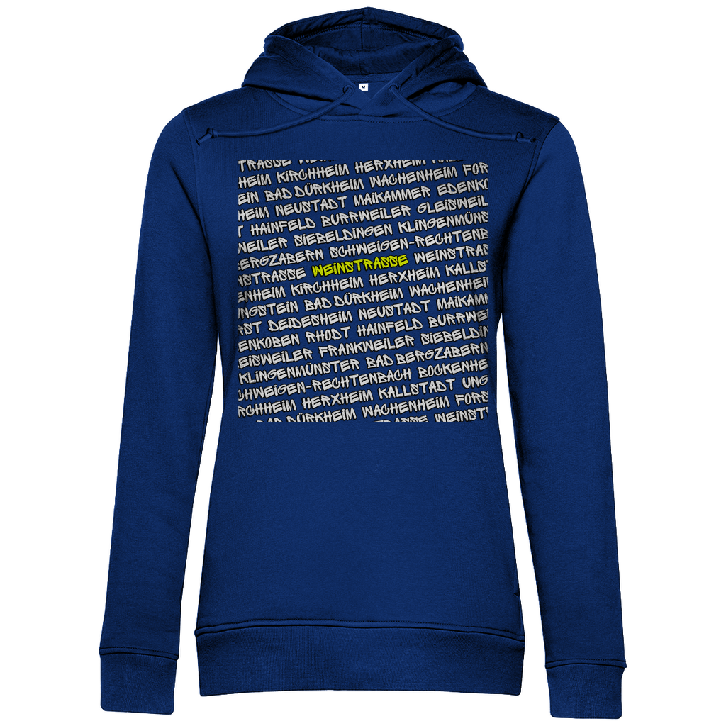 #001 Weinstraße, Damen Premium Bio Hoodie