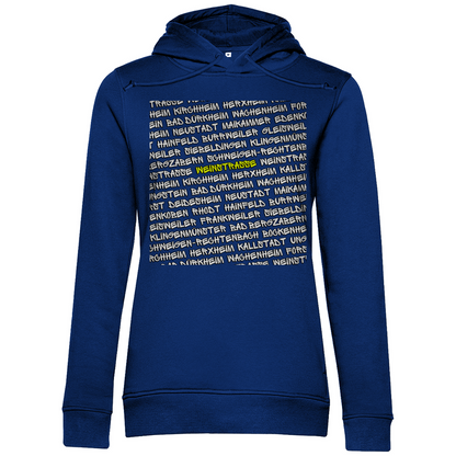 #001 Weinstraße, Damen Premium Bio Hoodie