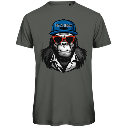 #001 Affe, Herren Premium Bio T-Shirt