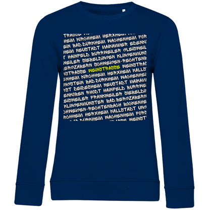 #001 Weinstraße, Damen Premium Bio Sweatshirt