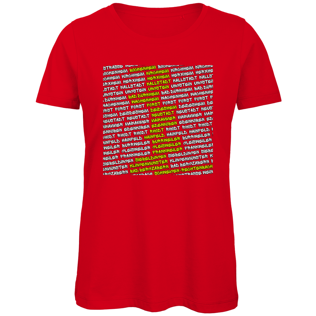 #002 Weinstraße, Damen Premium Bio T-Shirt