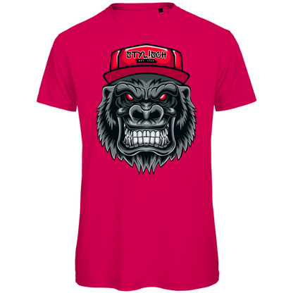 #002 Affe, Herren Premium Bio T-Shirt