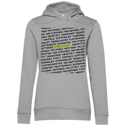 #001 Weinstraße, Damen Premium Bio Hoodie