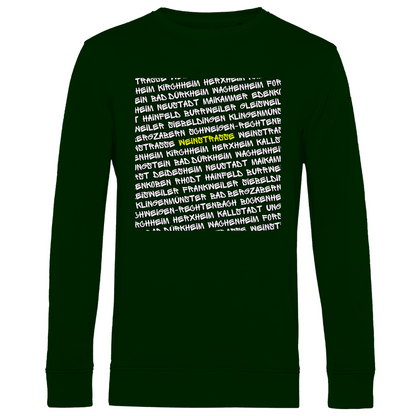 #001 Weinstraße, Herren Premium Bio Sweatshirt