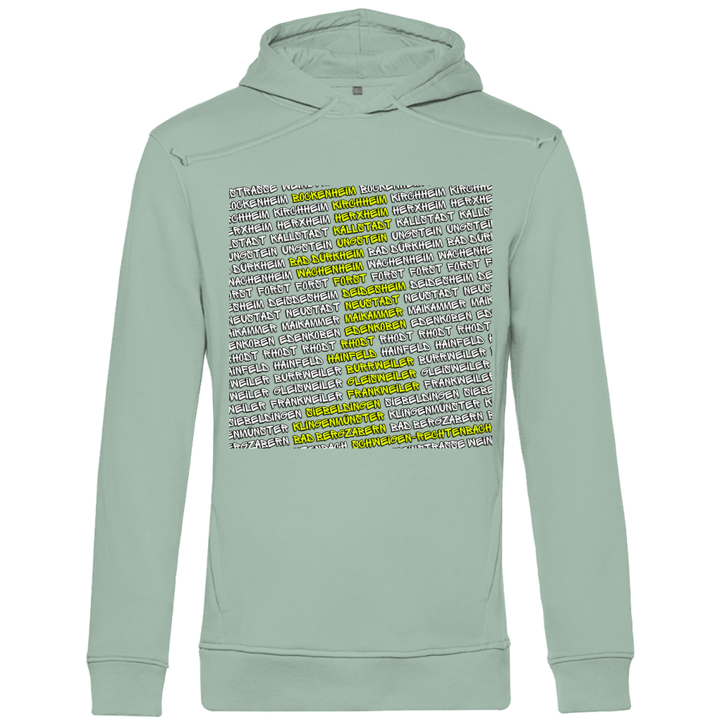 #002 Weinstraße, Herren Premium Bio Hoodie