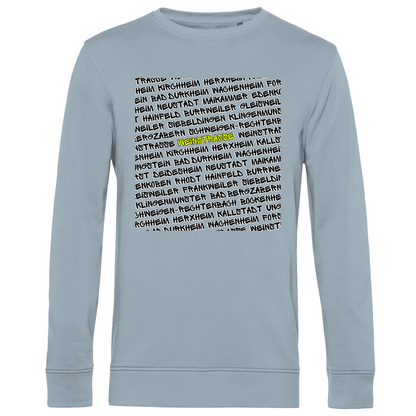 #001 Weinstraße, Herren Premium Bio Sweatshirt