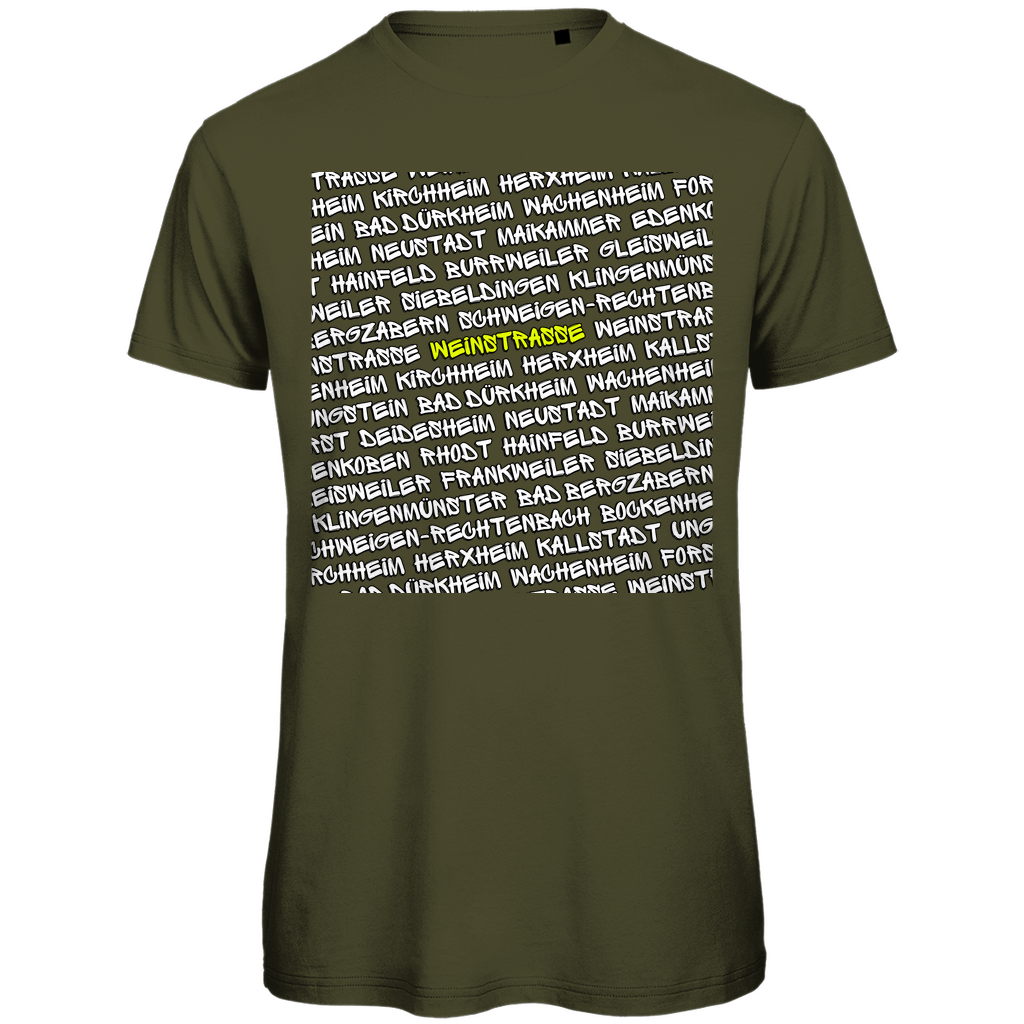 #001 Weinstraße, Herren Premium Bio T-Shirt