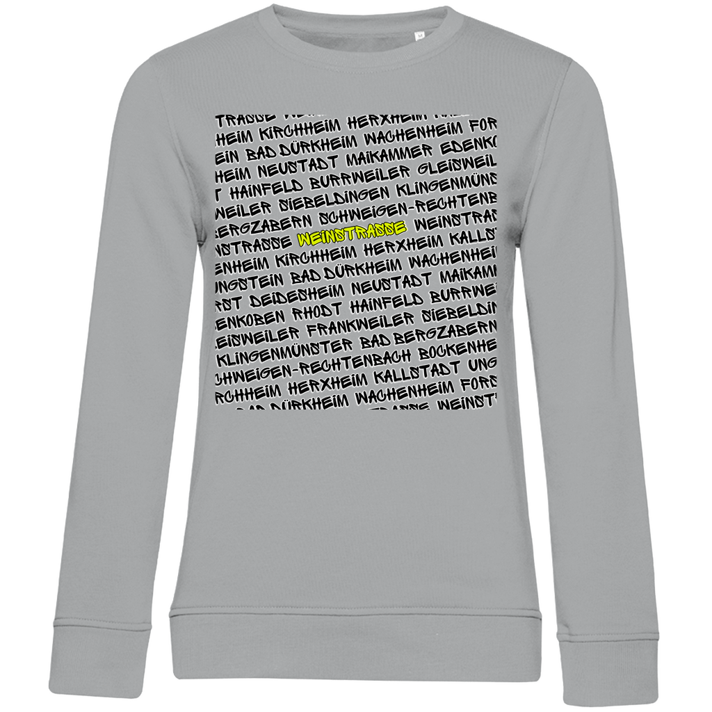 #001 Weinstraße, Damen Premium Bio Sweatshirt