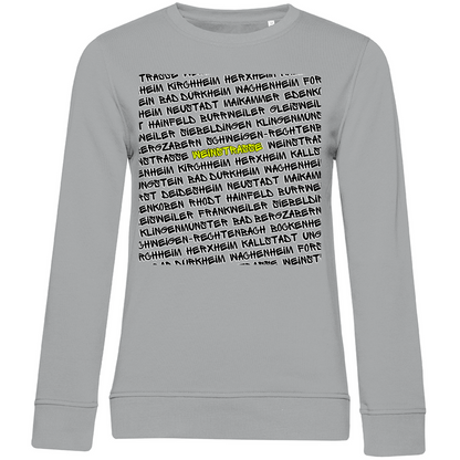 #001 Weinstraße, Damen Premium Bio Sweatshirt