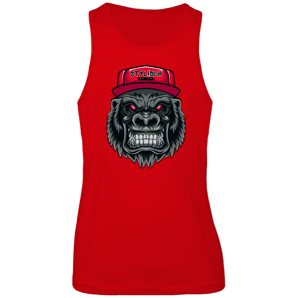 #002 Affe, Herren Premium Tank Top