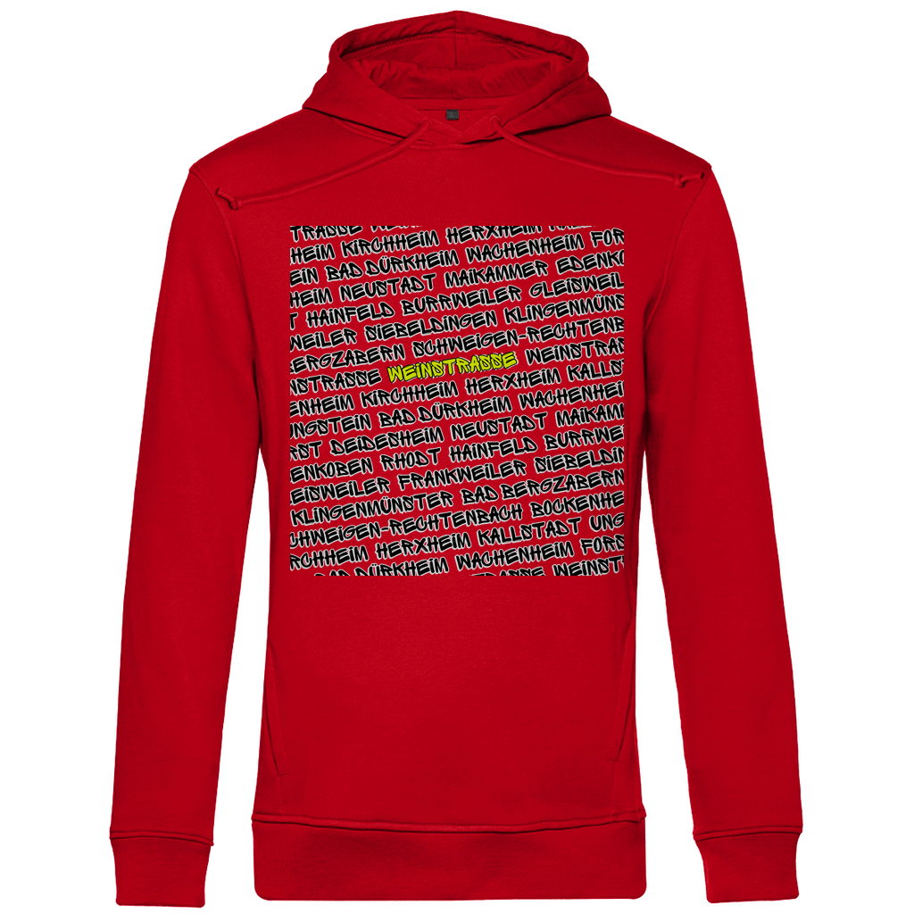 #001 Weinstraße, Herren Premium Bio Hoodie