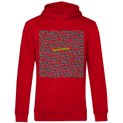 #001 Weinstraße, Herren Premium Bio Hoodie