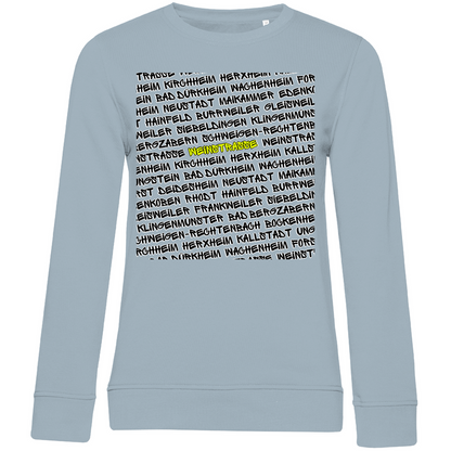 #001 Weinstraße, Damen Premium Bio Sweatshirt