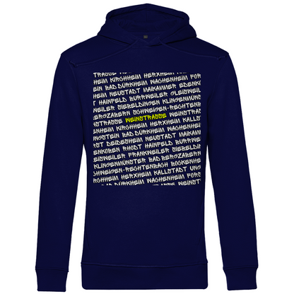 #001 Weinstraße, Herren Premium Bio Hoodie