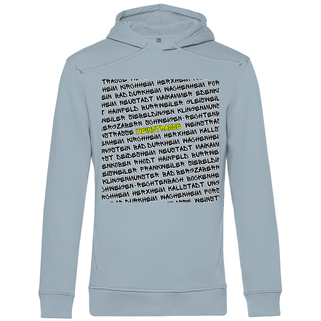 #001 Weinstraße, Herren Premium Bio Hoodie