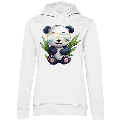 #001 Panda, Damen Premium Bio Hoodie