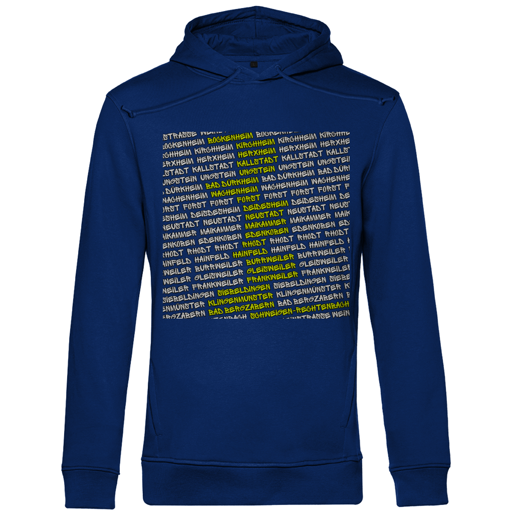 #002 Weinstraße, Herren Premium Bio Hoodie