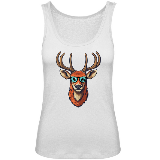 #001 Hirsch, Damen Premium Organic Tank Top