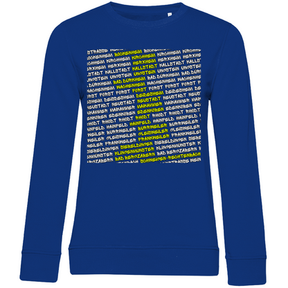 #002 Weinstraße, Damen Premium Bio Sweatshirt