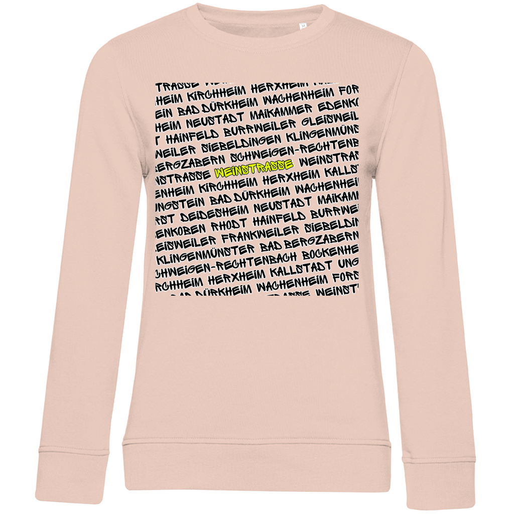 #001 Weinstraße, Damen Premium Bio Sweatshirt