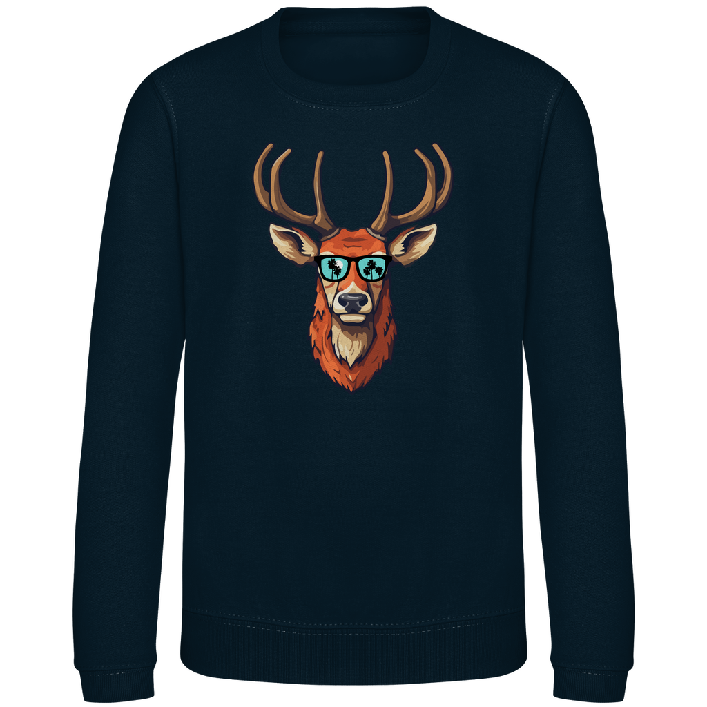 #001 Hirsch, Kinder Sweatshirt