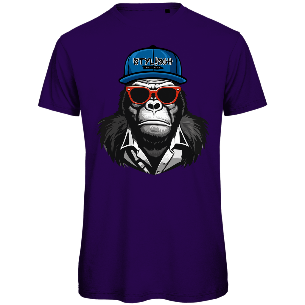 #001 Affe, Herren Premium Bio T-Shirt