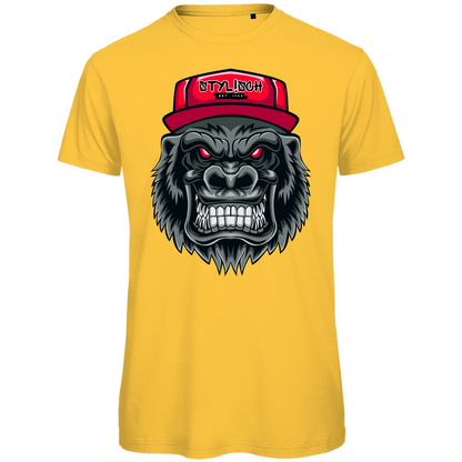 #002 Affe, Herren Premium Bio T-Shirt