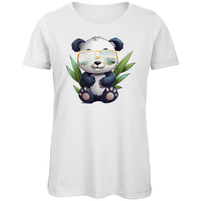 #001 Panda, Damen Premium Bio T-Shirt