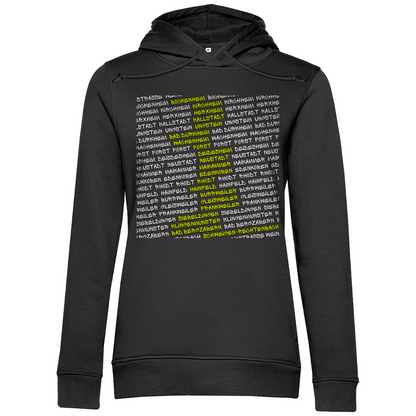 #002 Weinstraße, Damen Premium Bio Hoodie