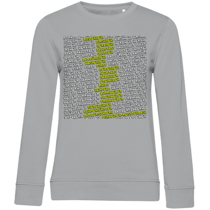 #002 Weinstraße, Damen Premium Bio Sweatshirt