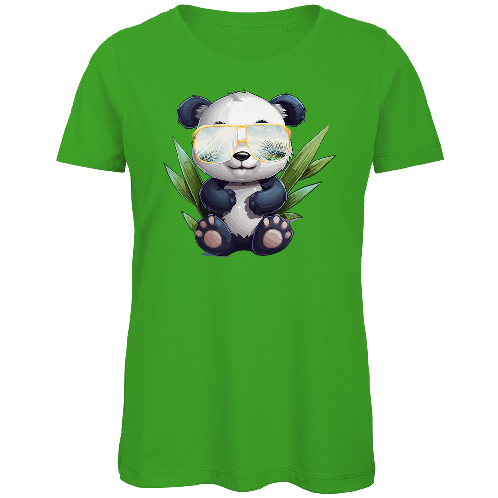 #001 Panda, Damen Premium Bio T-Shirt