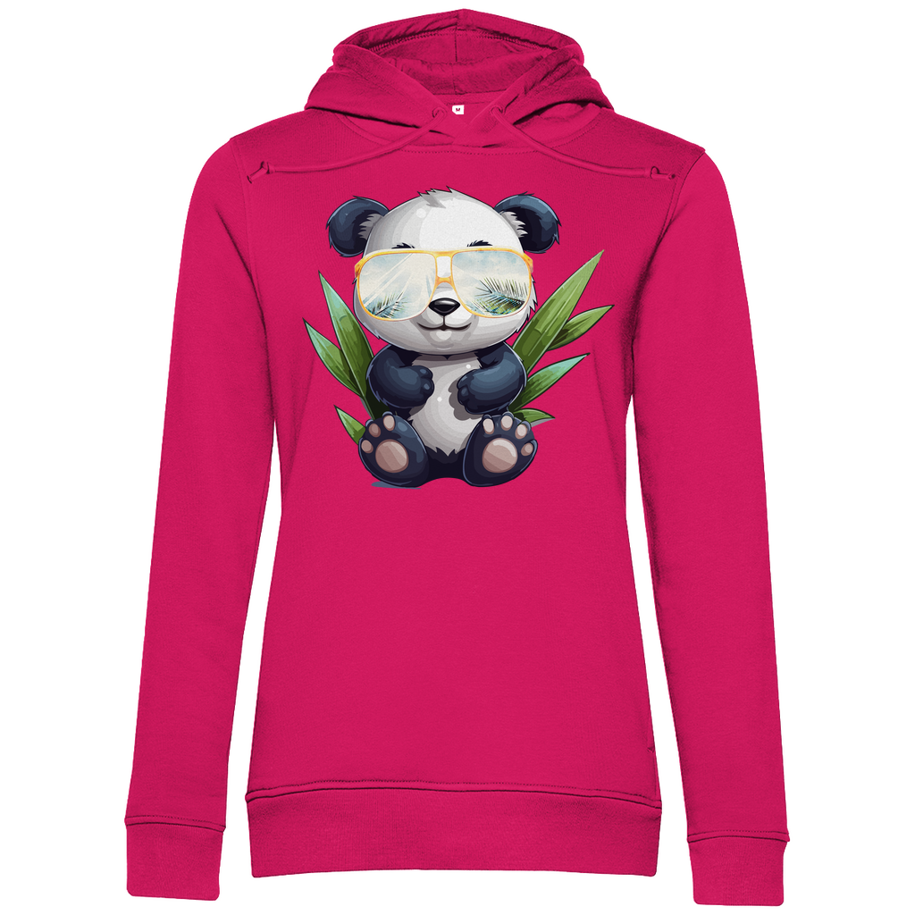 #001 Panda, Damen Premium Bio Hoodie