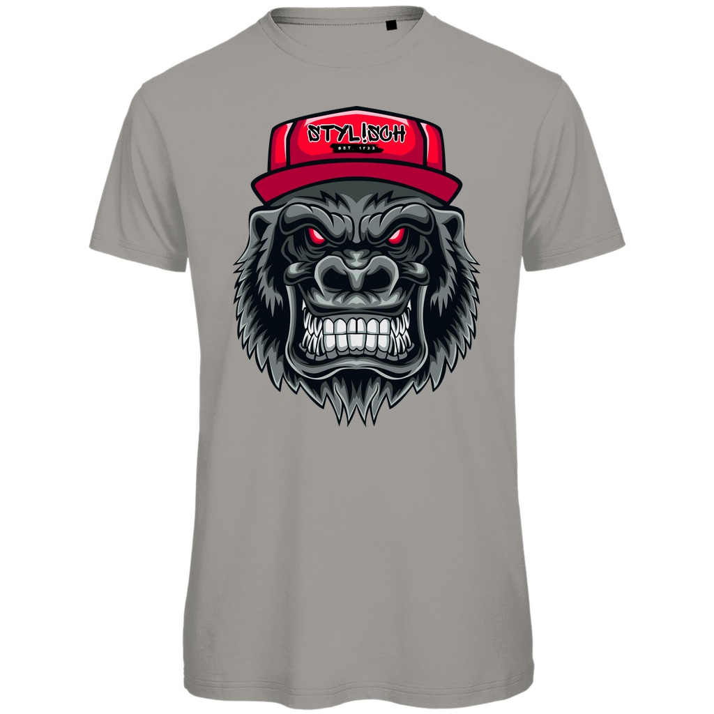 #002 Affe, Herren Premium Bio T-Shirt