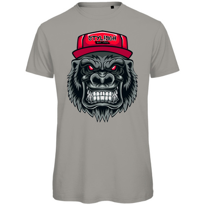 #002 Affe, Herren Premium Bio T-Shirt