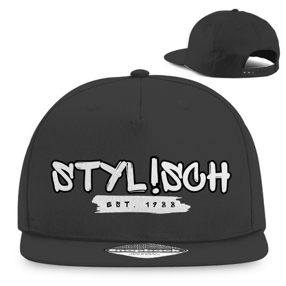 #002 STYLISCH, Snapback Rapper Cap